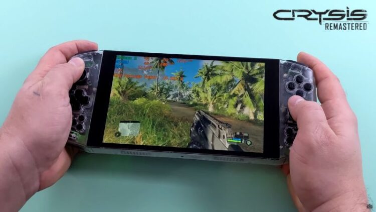 Aya Neo founder Crysis Remastered