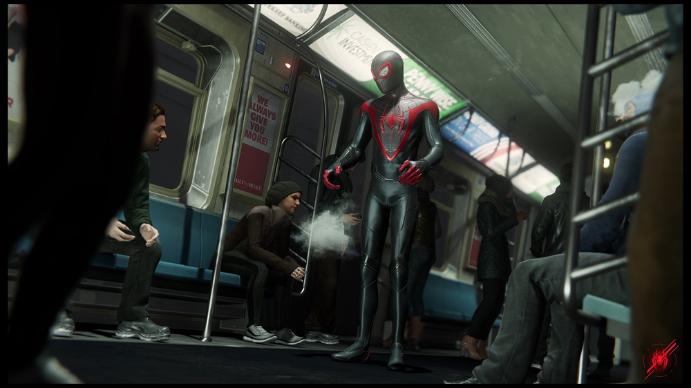 Marvel's Spider-Man: Miles Morales loading screen train
