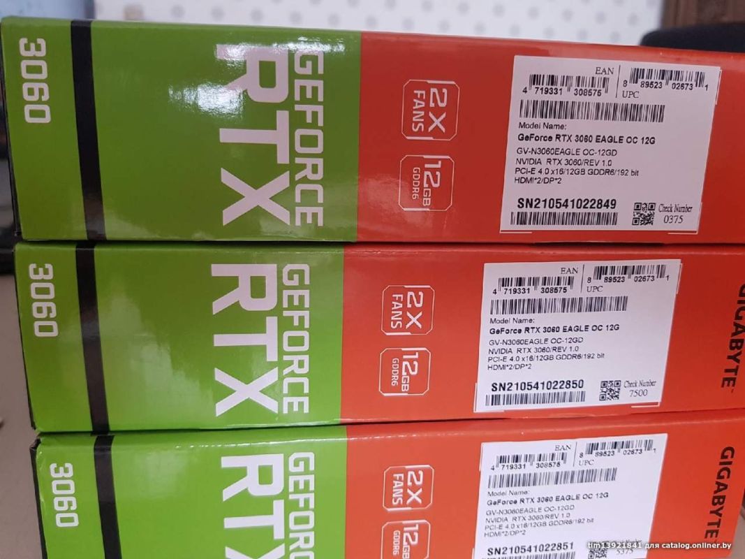 NVIDIA GeForce RTX 3060 Gigabyte Eagle Onliner 2