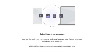 Samsung Quick Share Windows 10