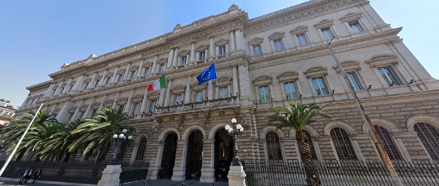 italy central bank google map