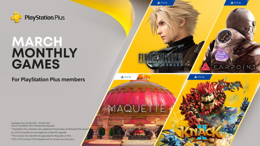 Final Fantasy VII Remake Joins The PlayStation Plus Free Game List For  March 2021 