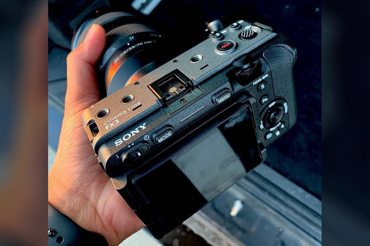 sony FX3 Cinema Line camera leaks