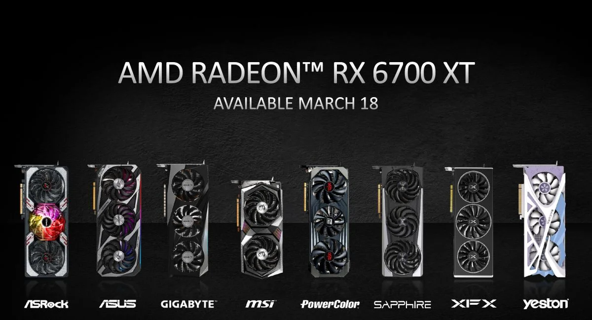 AMD Radeon RX 6700XT availability