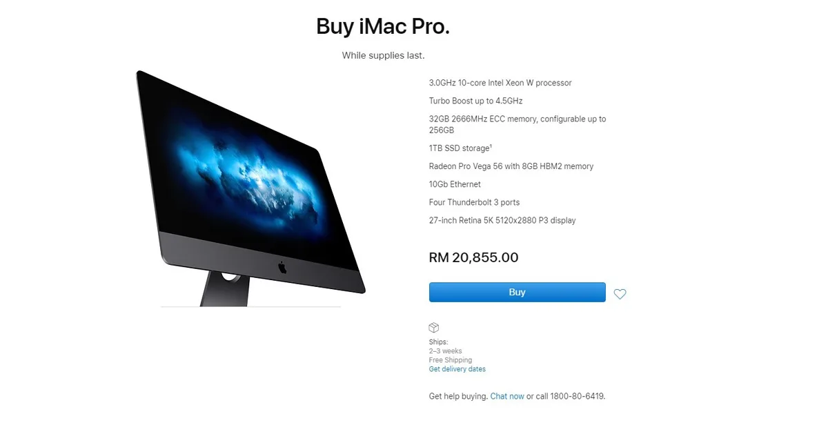 Apple Discontinues iMac Pro Model