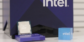 Intel Core i9 11900K perched