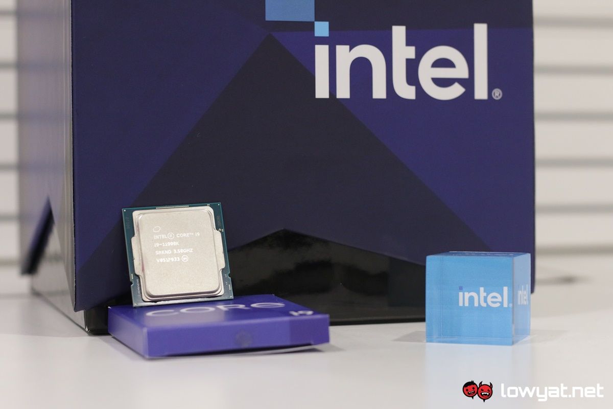 Intel Core i9 11900K perched