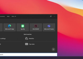 Microsoft Windows 10 Search Bar Integration Edge