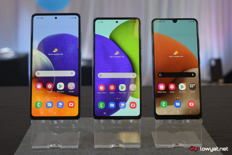 Samsung Galaxy A Series A72 A52 A32