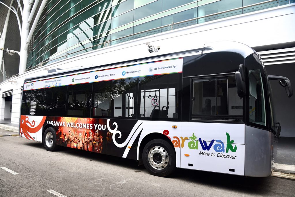 Sarawak To Commence Free Electric Bus Service In Kuching Tomorrow