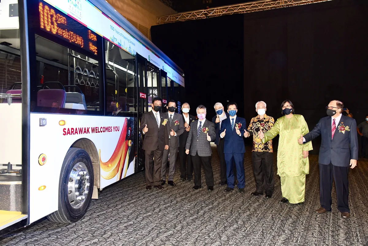 Sarawak Commence Free Electric City Bus Service Kuching