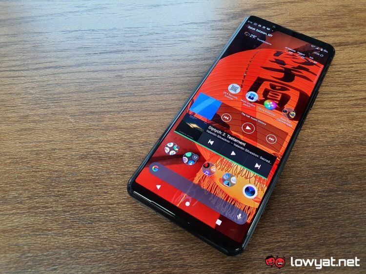 The Sony Xperia 5 II.