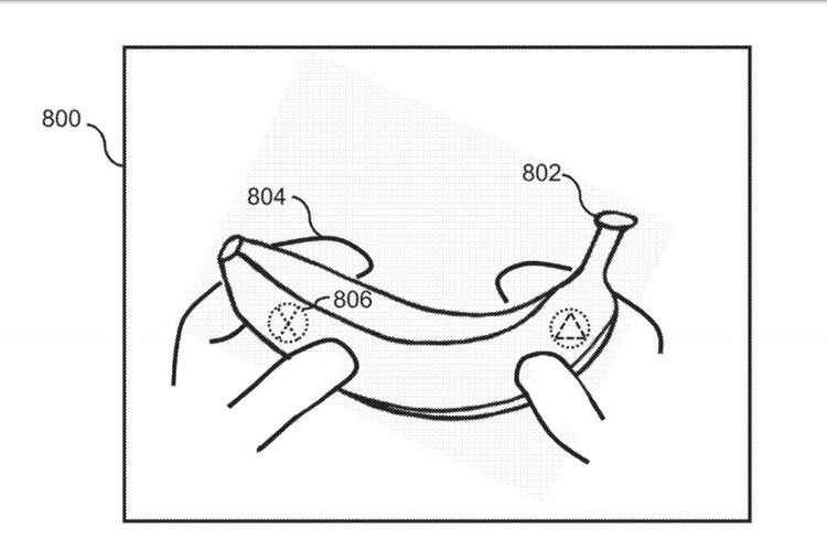 Sony banana controller patent