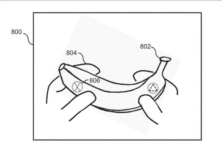 Sony banana controller patent