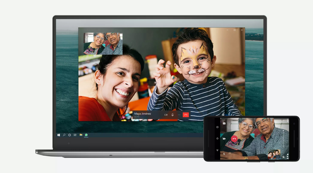 whatsapp video voice call feature desktop app