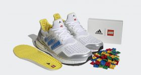 Adidas Ultraboost DNA x LEGO Plates running shoes