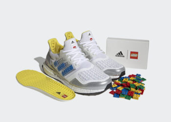 Adidas Ultraboost DNA x LEGO Plates running shoes