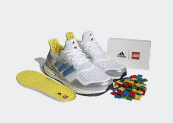 Adidas Ultraboost DNA x LEGO Plates running shoes