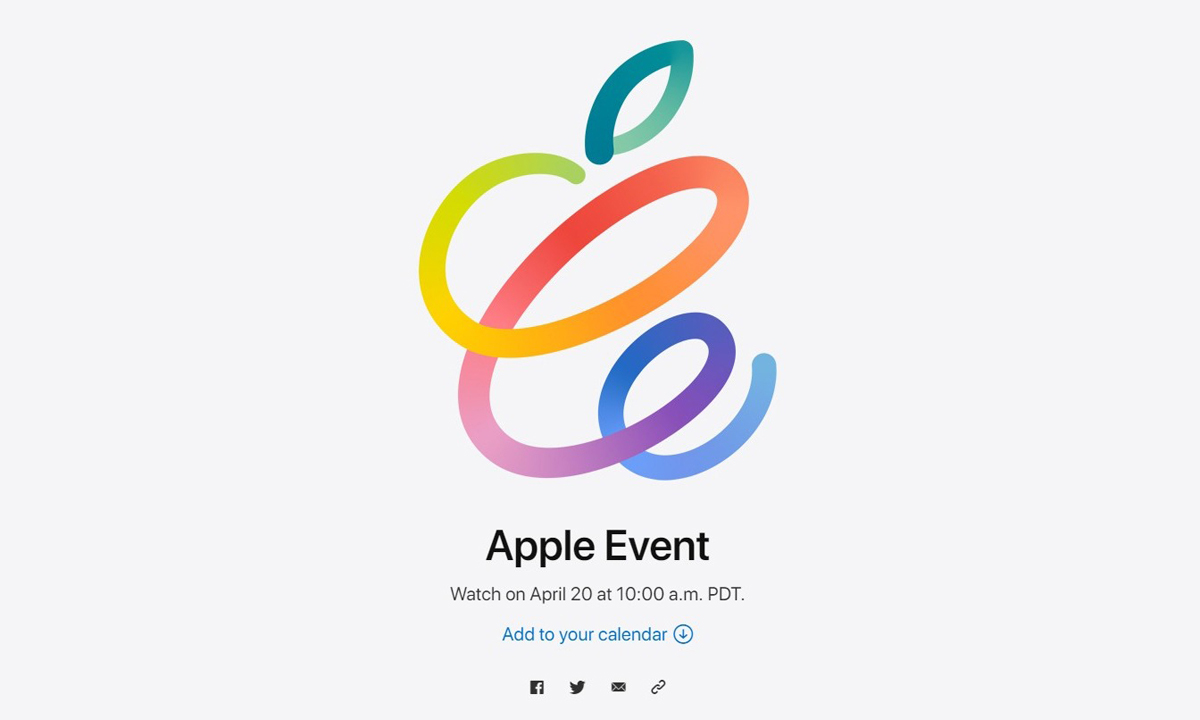 Apple Spring Loaded Event 20 April