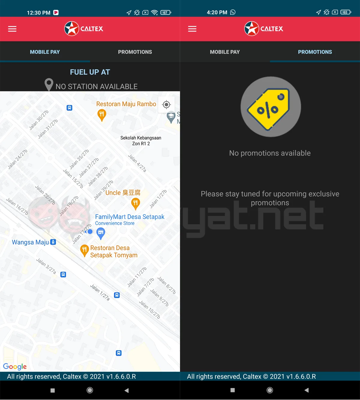 Caltex CaltexGO remote cashless refueling app Malaysia