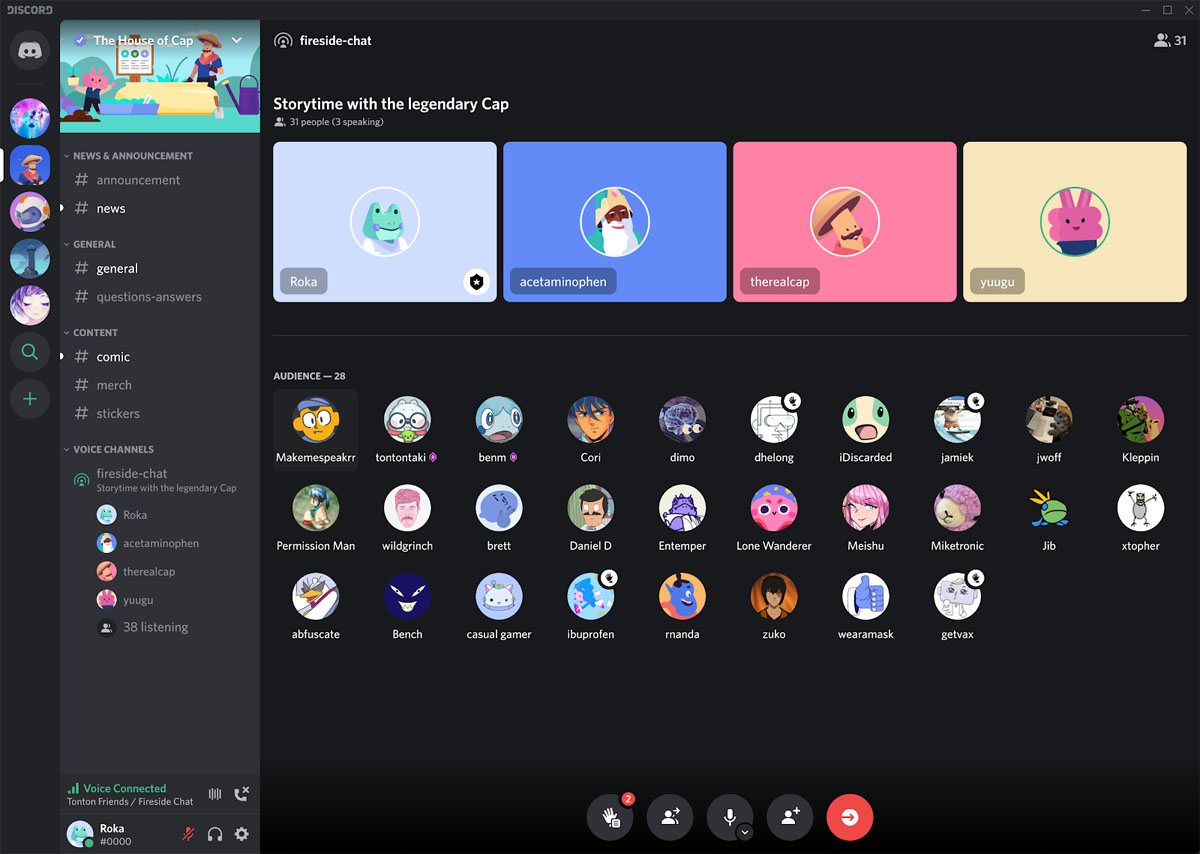 Discord Stage Channels Feature Broadcasting
