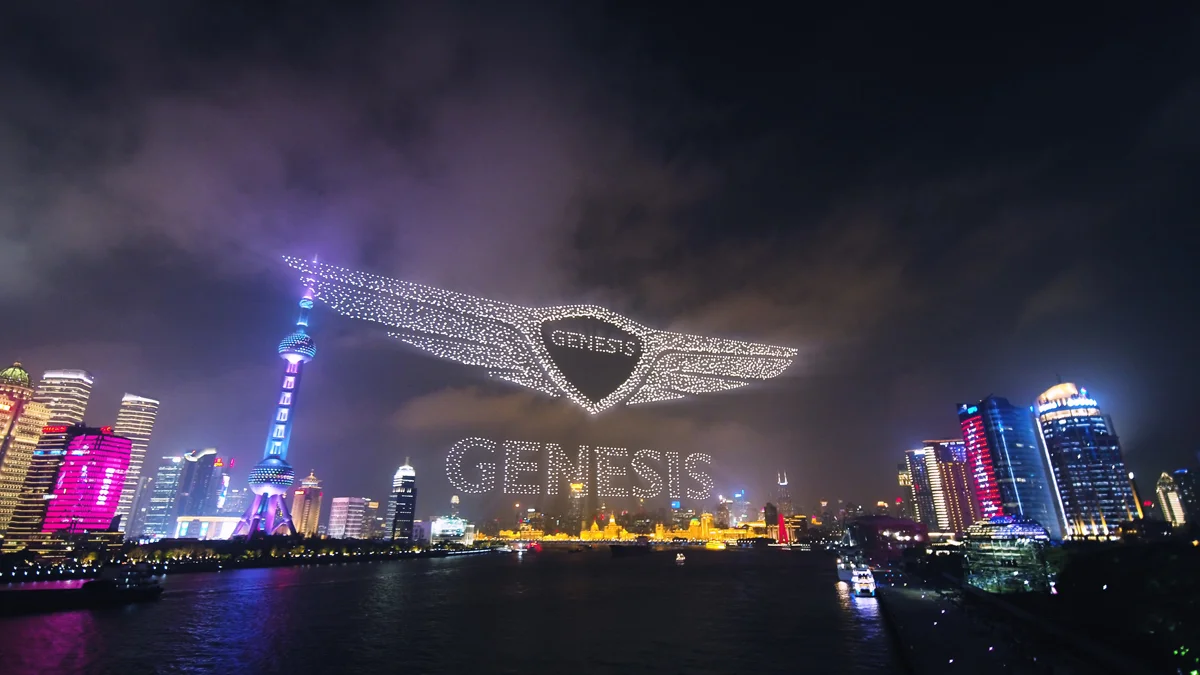 Genesis China 3000 drones world record