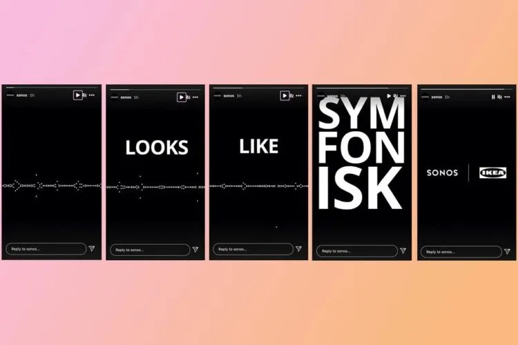 IKEA Sonos instagram story teaser