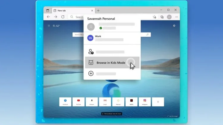 Microsoft Edge Kids Mode