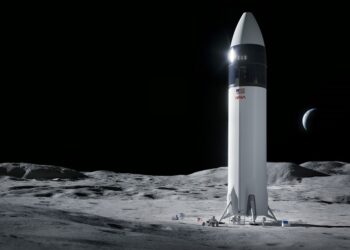 NASA spacex moon lander