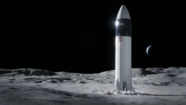 NASA spacex moon lander