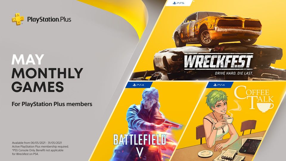 PS Plus May 2021