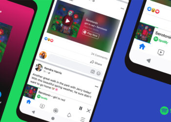 Spotify Facebook Miniplayer feature
