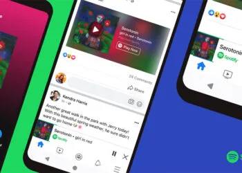 Spotify Facebook Miniplayer feature