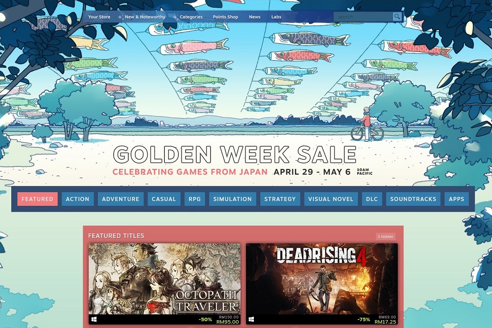 Steam Golden Week sale 2021