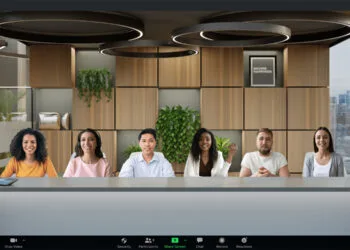Zoom Immersive View desktop client virtual backgrounds