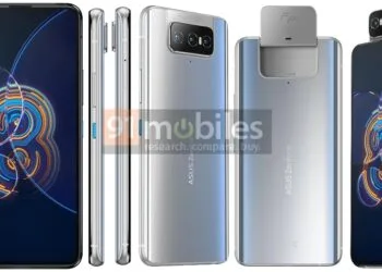 ASUS ZenFone 8 Flip render