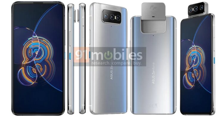 ASUS ZenFone 8 Flip render