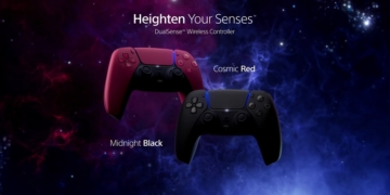 DualSense Cosmic Red Midnight Black