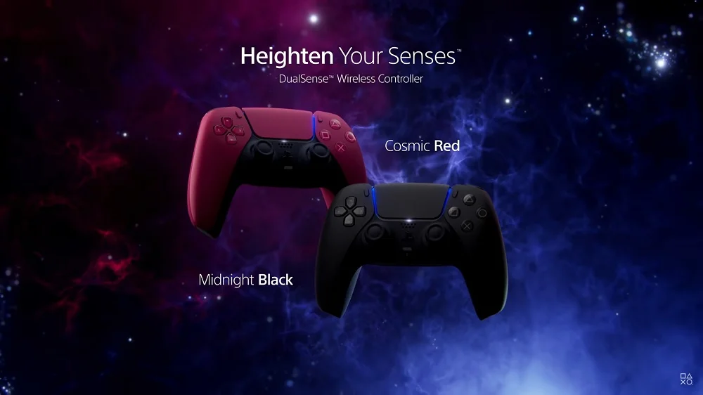 DualSense Cosmic Red Midnight Black