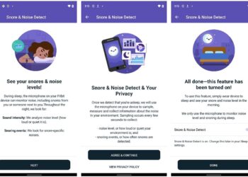 Fitbit Snore & Noise Detect