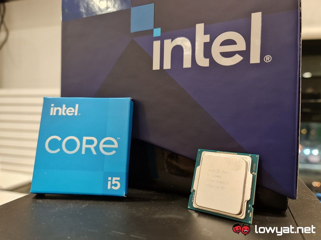 Intel's 11th generation Rocket Lake Core i5-11600K.