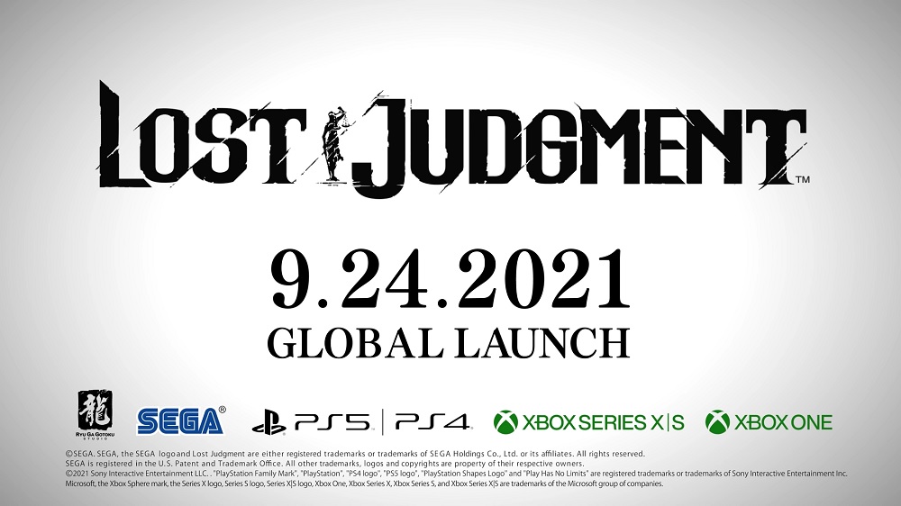 Lost Judgment announcement