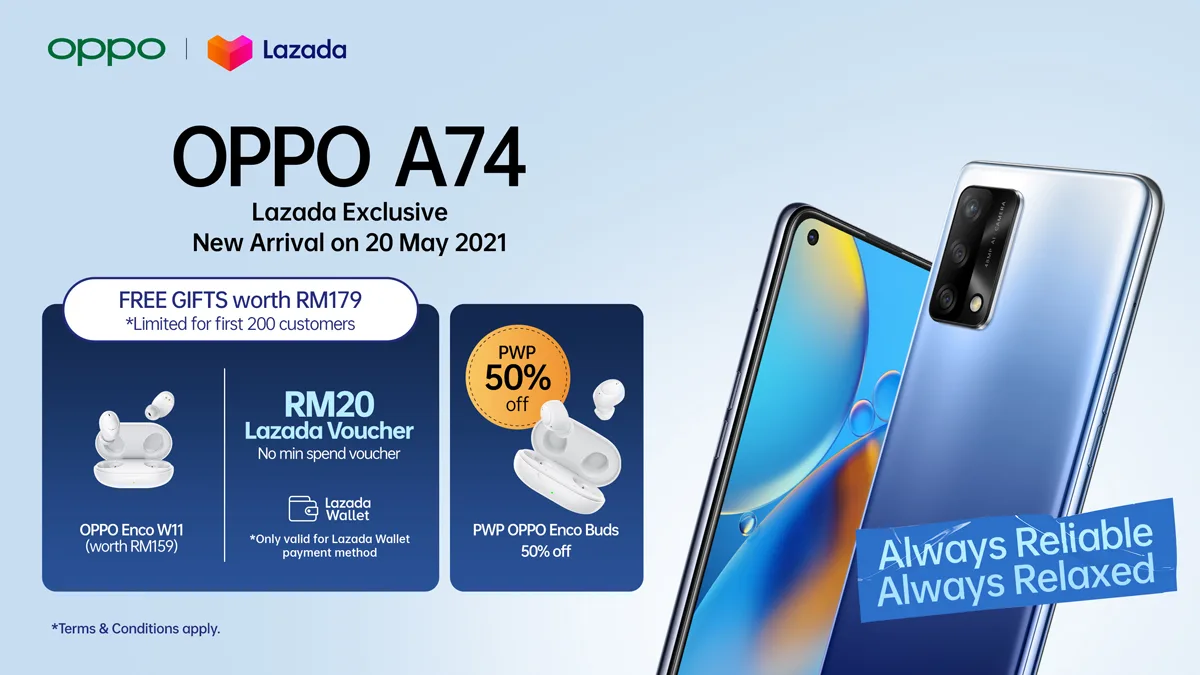 OPPO A74 4G Malaysia