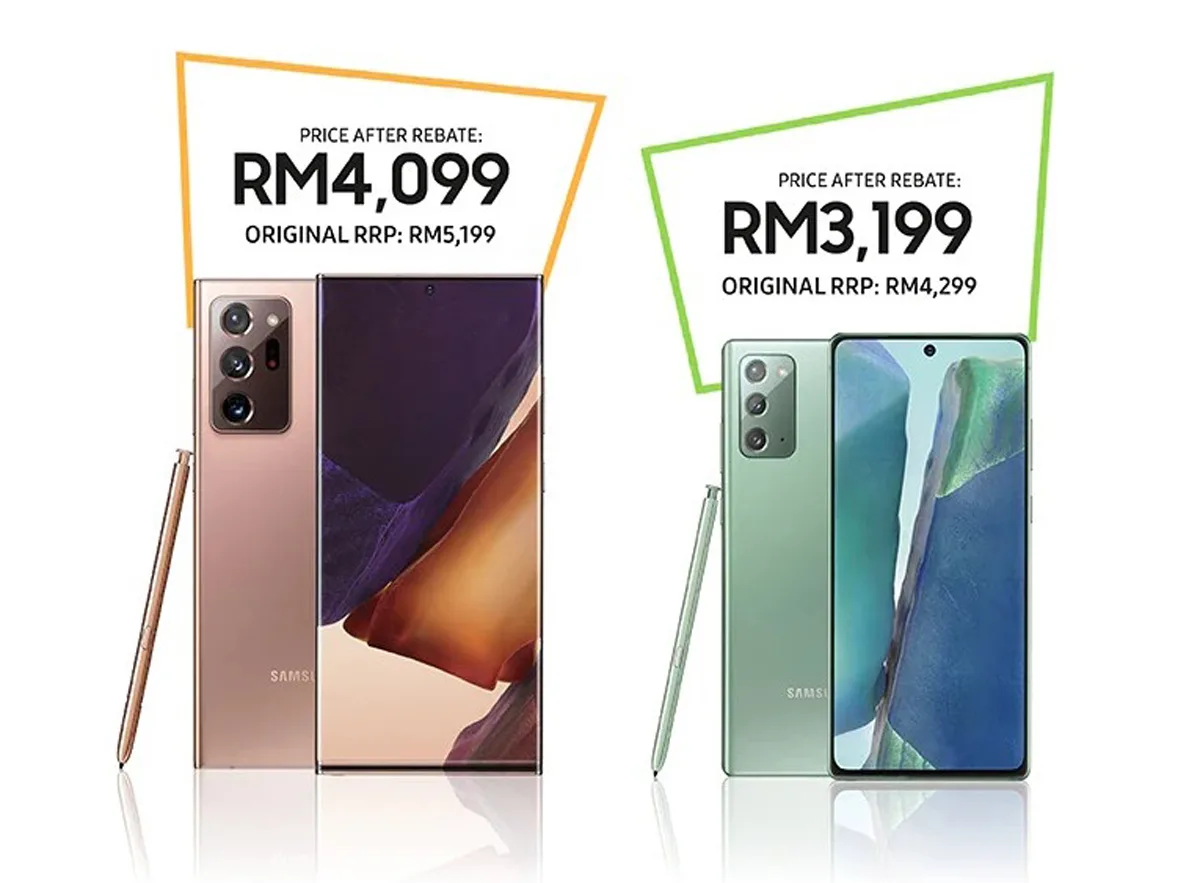 Samsung Galaxy Note20 Series RM1100 Rebate Malaysia