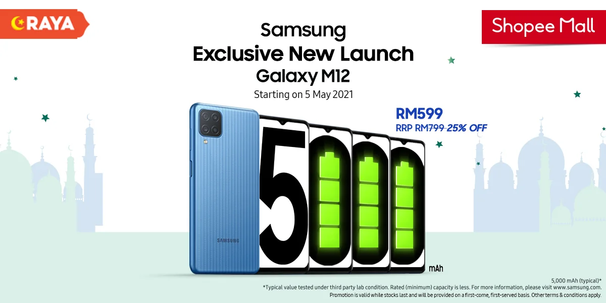 samsung galaxy m12 malaysia promotional price