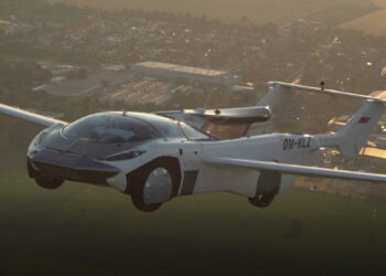 AirCar Klein Vision Flying Car Inter-city Test Flight