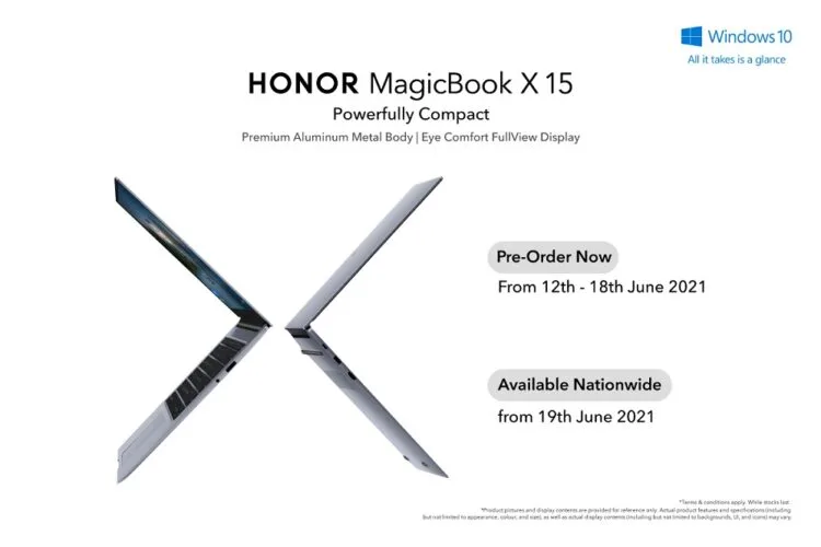 HONOR MacigBook X15