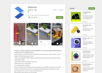 Measure AR Google Play Store