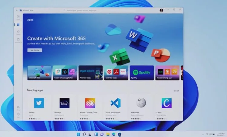 Microsoft Windows 11 Store App Games Third-Party Steam Epic