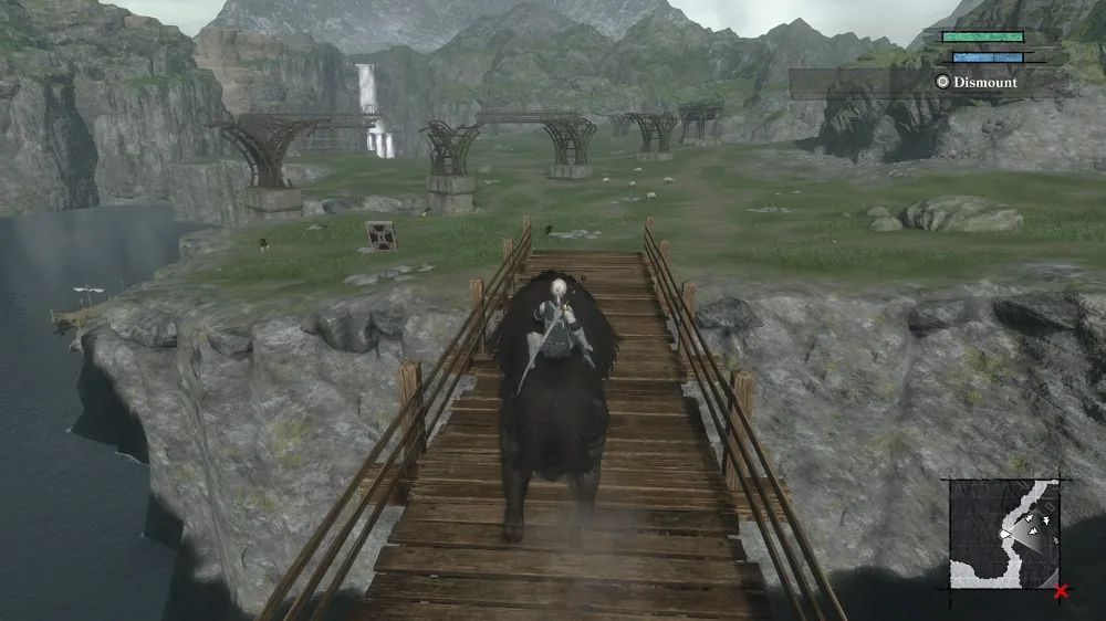 NieR Replicant boar mount